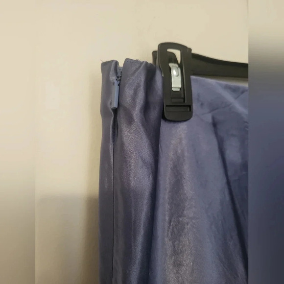 MAX MARA Leisure Coimbra Draped High Waisted Satin Midi Skirt(L)12 - Picture 8 of 11